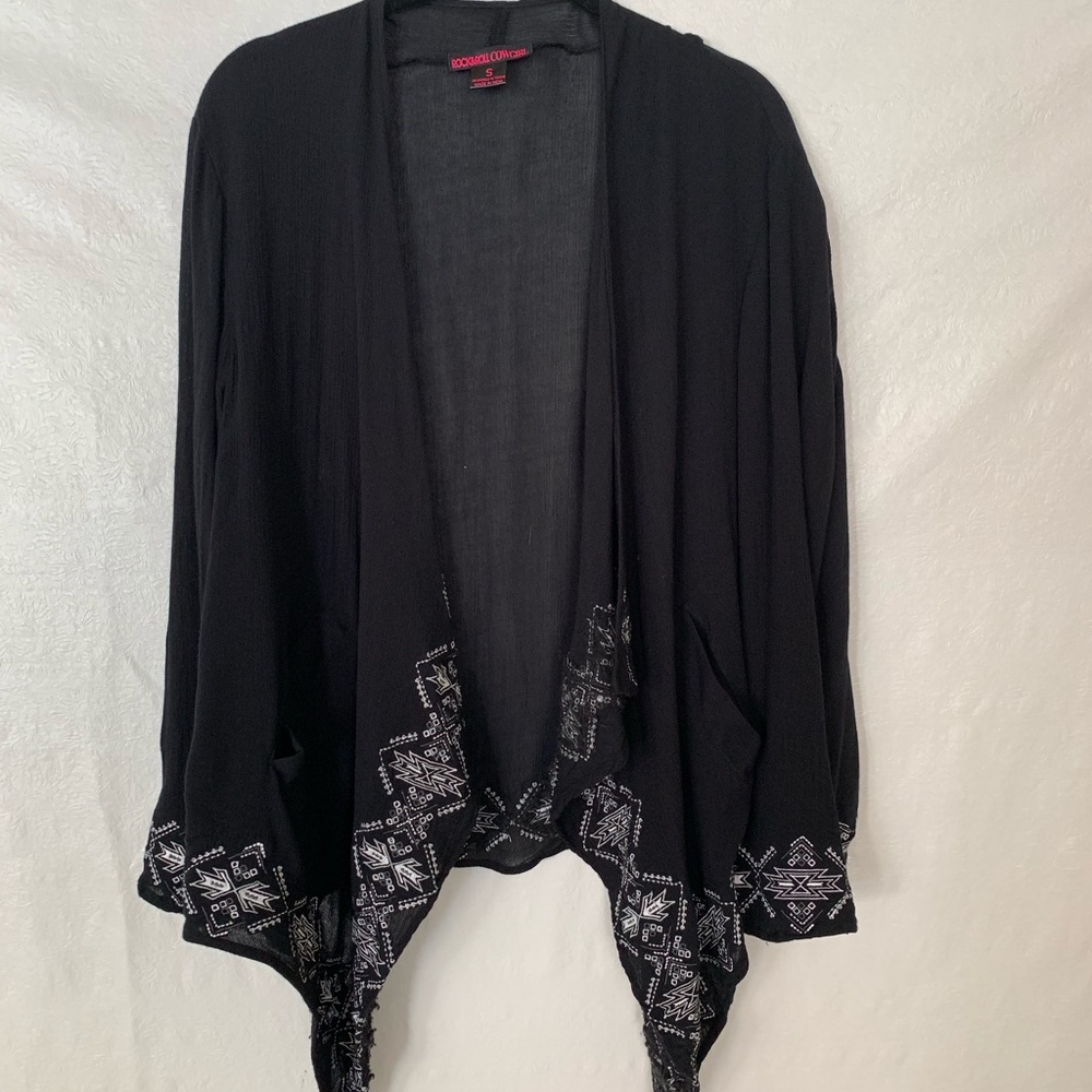 Rock & Roll Cowgirl Black and White Wrap